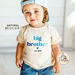 Big Brother Lil Brother Shirt Middle Brother Shirt Siblings Matching Shirt Family Baby Announcement Pregnancy Reveal 3rd Baby Announcement