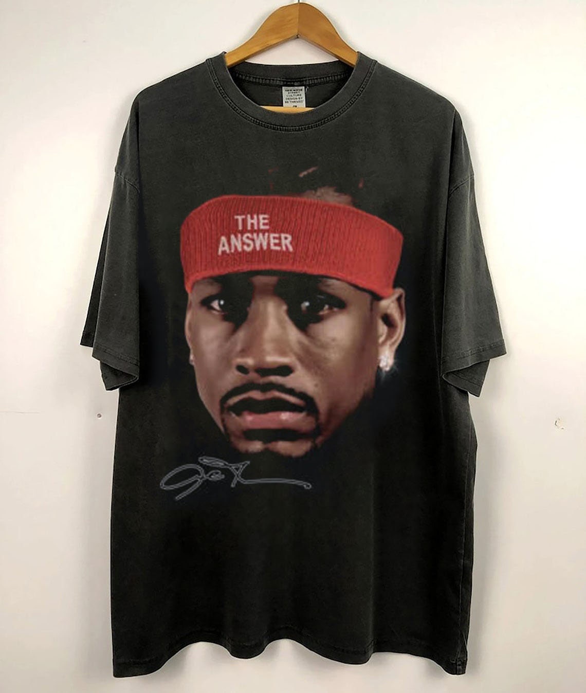 Vintage Allen Iverson Graphic T-Shirt, The Answer 90s Graphi - Inspire  Uplift