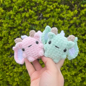 PDF Pattern Max the Dragon Pocket Buddy | Small Dragon Crochet Pattern, Cute, Beginner-Friendly Crochet Pattern, Keyring Pattern