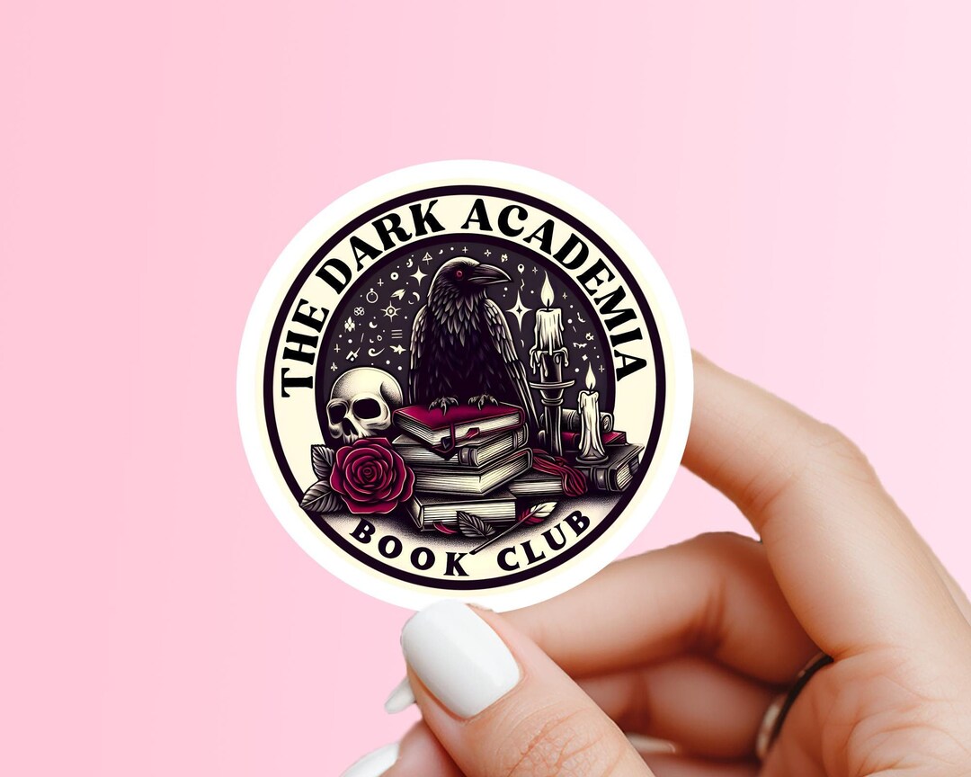 Dark Academia Sticker, Dark Academia, Book Sticker, Kindle Sticker ...