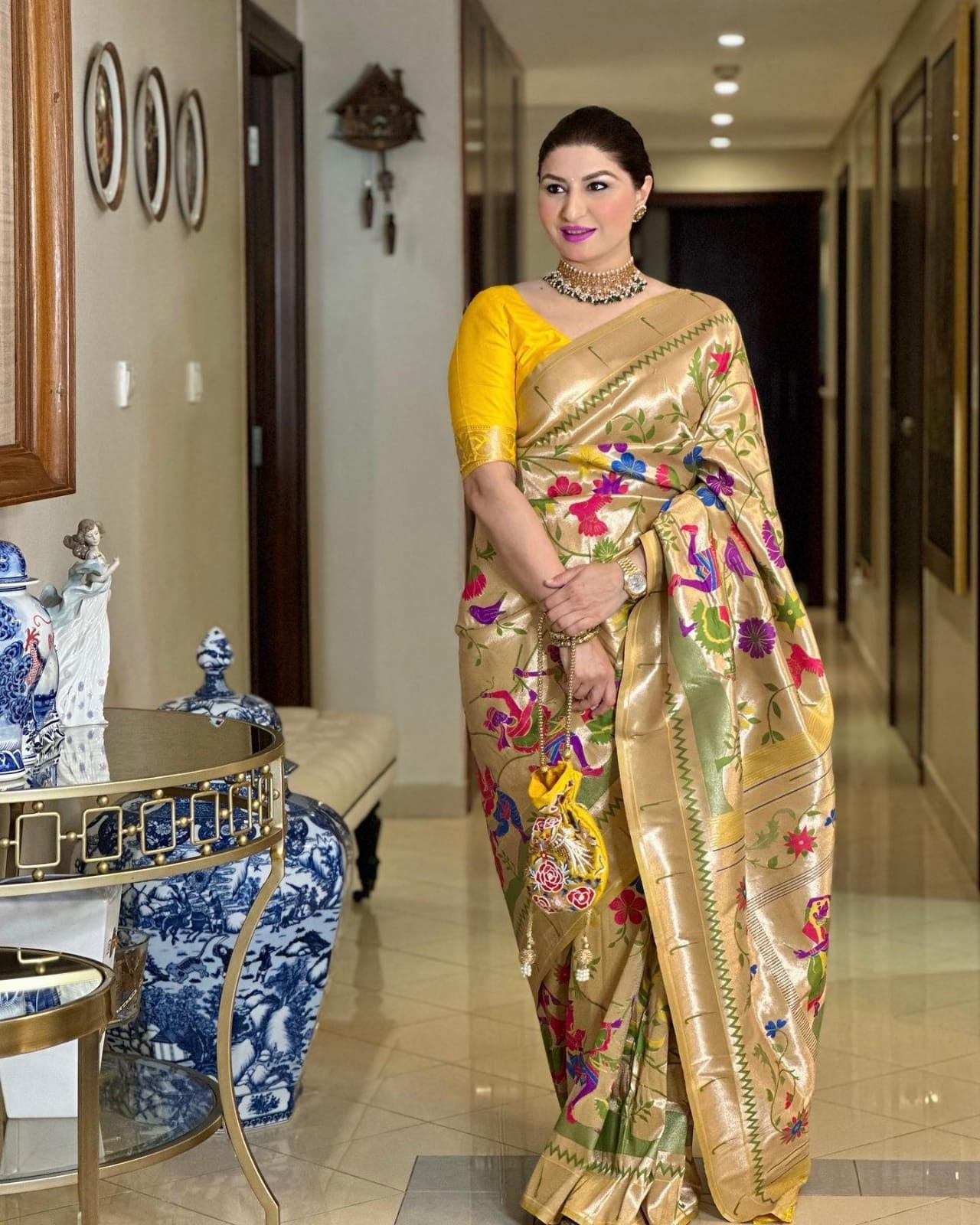 Wedding pattu top saree collection