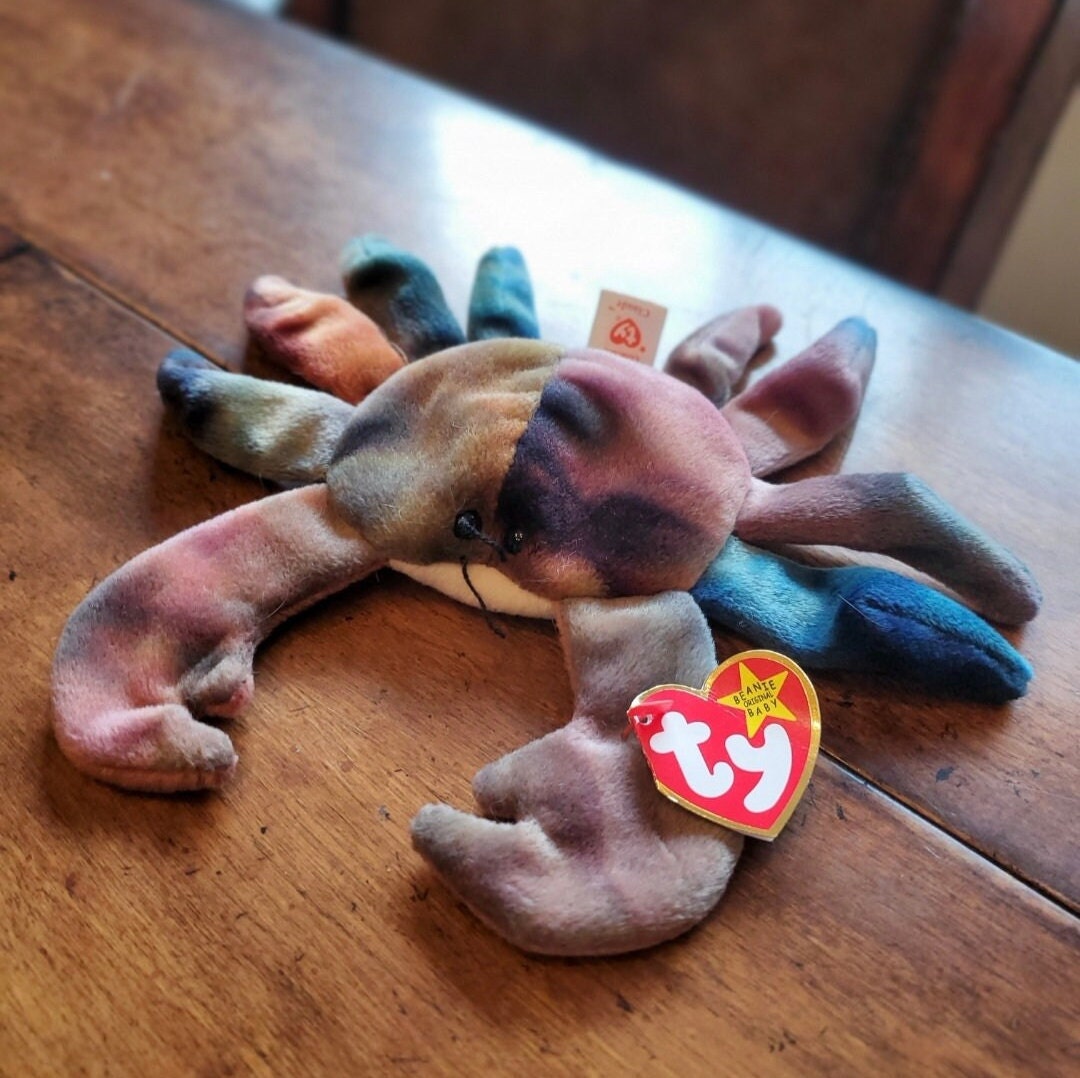 Rare Claude the Crab With Multiple Tag Errors and Authenticity Etsy