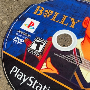 Bully Rug PS2 Custom Nostalgic Gaming Disc Rug Playstation 2 High ...