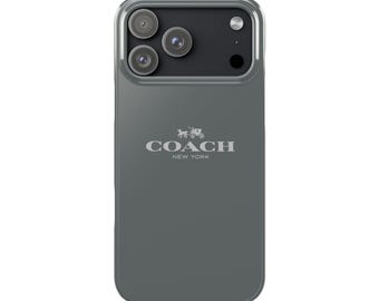 Coach Ultra Luxury iPhone Slim Case Stylish & Sleek Protective Cover
