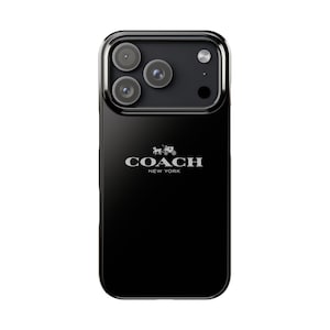 Coach Luxury iPhone Slim Case Stylish & Sleek Protective Cover image 1