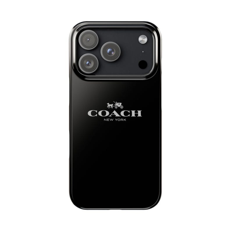Coach Luxury iPhone Slim Case Stylish & Sleek Protective Cover image 1
