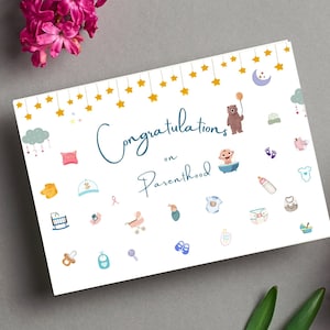 Baby Shower | Téléchargement numérique et carte imprimable | Nouveau bébé drôle | Carte nouvelle maman | Carte pour nouveaux parents | Des cartes amusantes pour les futurs parents