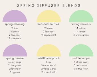 Spring Diffuser Blends