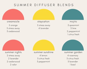 Summer Diffuser Blends