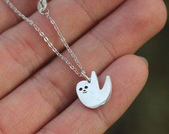 925 silver Baby Sloth necklace