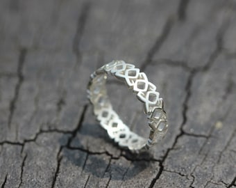 Sterling Silber Runen Ring: Keltischer, Wikinger, Paganer Schmuck