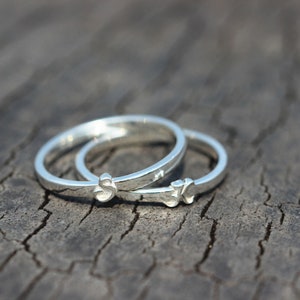 Personalized SILVER Ring,Custom Initials Ring,name ring,Tiny silver ring,DAINTY silver Ring,Thin silver ring,simple