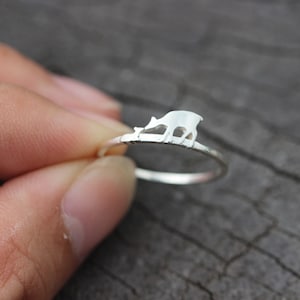 sterling silver Family Deer Ring,Mommy and Me ring,Mother Daughter Jewelry,Minimalist jewelry,Dainty Ring,stackable Ring,Forest Jewelry