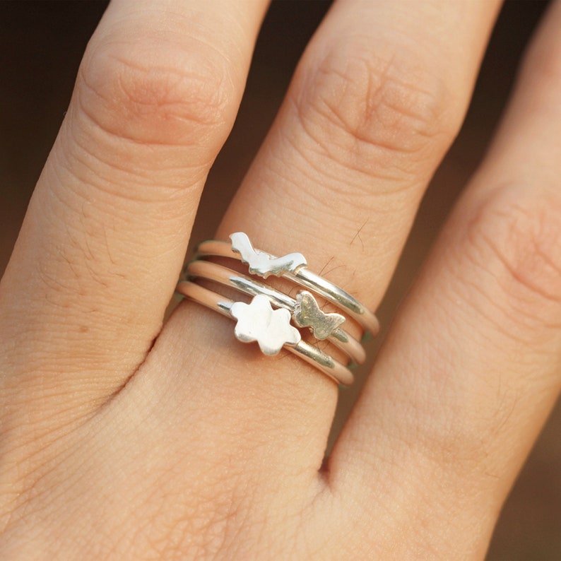 925 Silver Cloud Ring - Etsy