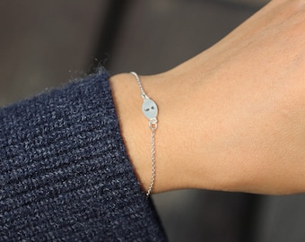 bracelet point-virgule en argent sterling, bracelet coeur et virgule, bijoux de sensibilisation au SUICIDE, bracelet de tous les jours, votre histoire n'est pas terminée