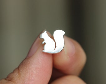 925 silver squirrel pin