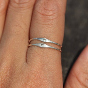 925 sterling silver Zodiac Constellation Ring horoscope rings Zodiac ring meanfully jewelry Stacking ring gift idea