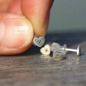 silver Zodiac stud earrings,Zodiac earrings,Sterling silver earrings,custom earrings,partner earrings,gift for her,
