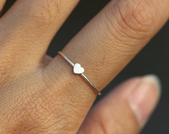 925 silver heart ring,love ring,Love Heart ring,Minimalist Heart Ring,Statement Ring,Gift Ring