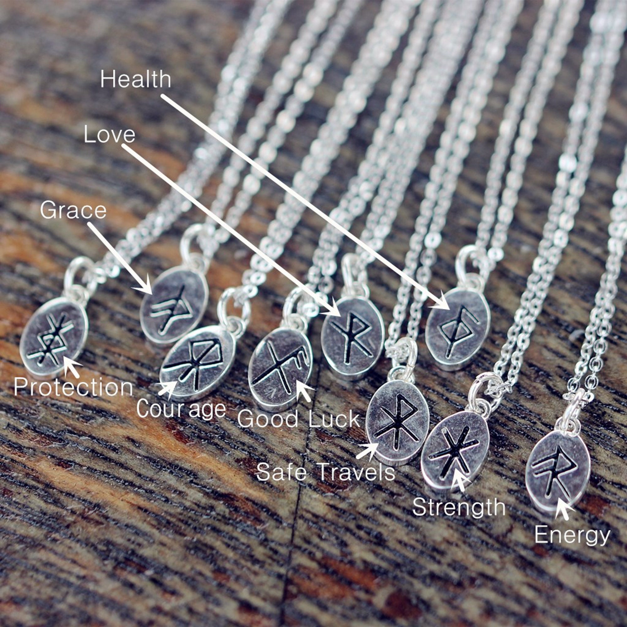 Protection Rune Necklace Bind Rune Necklace,925 Sterling Silver,energy Rune,safe Travel,good ...