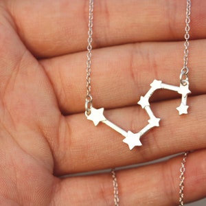 925 silver Leo necklace