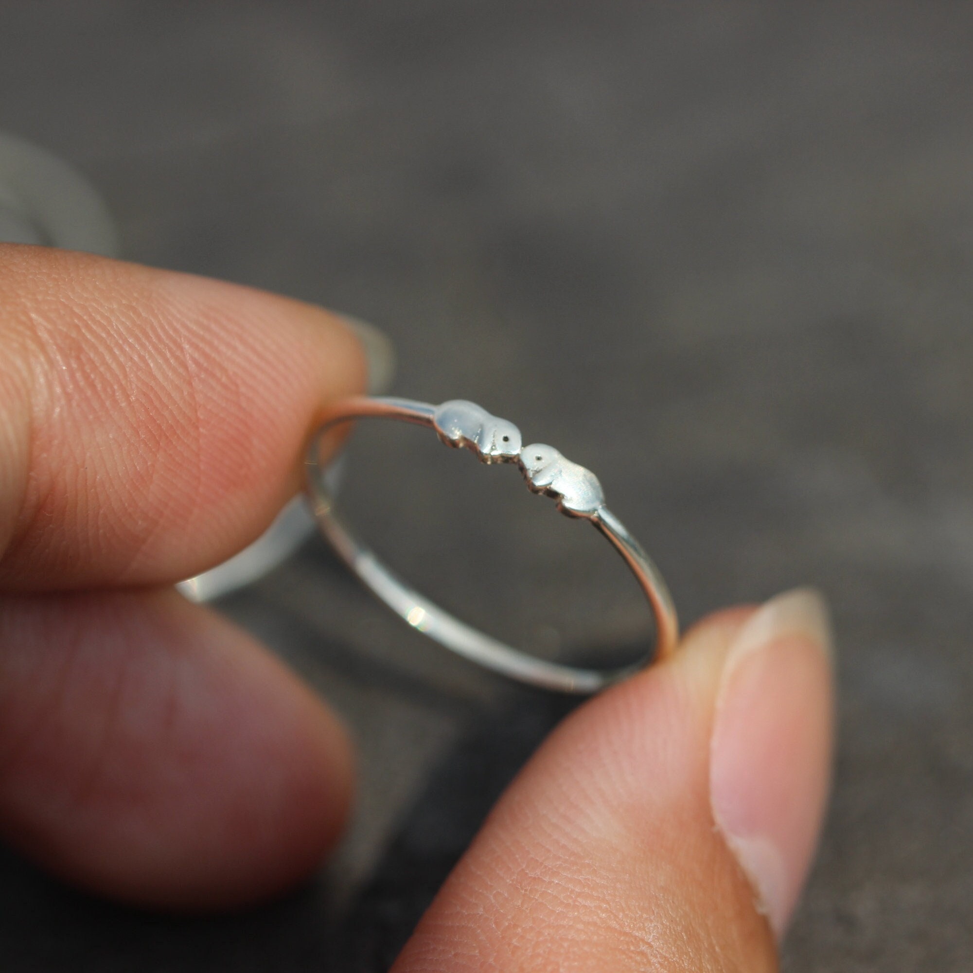 Metal Rabbit Chinese Ring Sterling Silver Rabbit Ring: Family Pet Jewelry Gift - Etsy