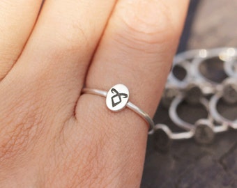 925 Silber Power Runen Ring