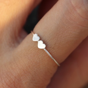 dainty love ring,tiny silver heart ring,925 Sterling silver heart jewelry,Minimalist Heart Ring,Heart Ring Silver,dainty silver ring
