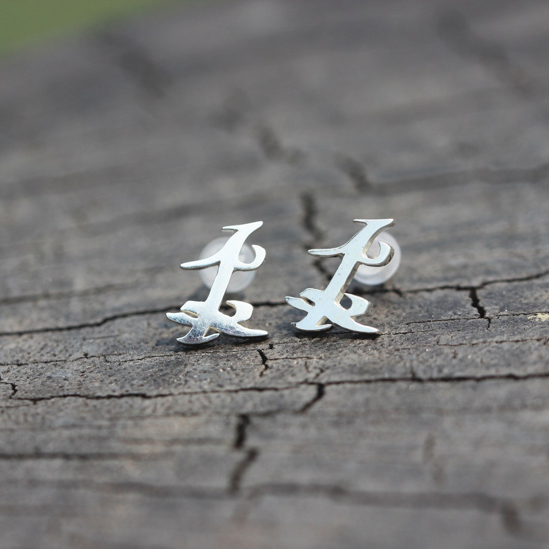 Parabatai Rune Ring 925 Sterling Silver Parabatai Rune Studs Earrings - Etsy