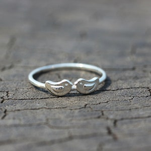 Sterling Silver Bird Ring: Lover&#39;s Jewelry, Animal Ring