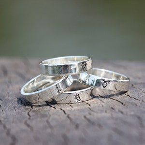 925 sterling silver Power runes ring,Parabatai Rune ring,silver ring,rings,Healing runes ring,Love Rune ring,dainty rings,silver rune rings