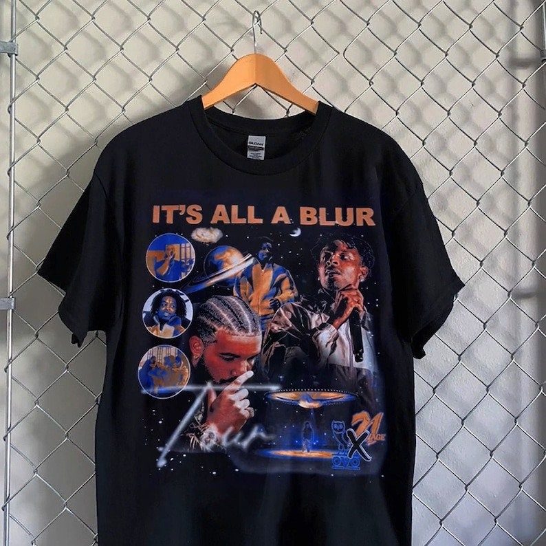 Drake It's All A Blur Tour t shirt, It's All A Blur Tour 2023 Merch shirt  W00804