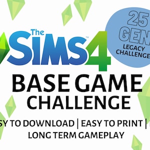 The Sims 4 Base Game Challenge: 25 Generations of Ultimate Base Game Gameplay Exploration