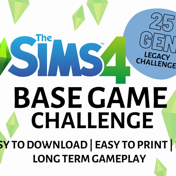 The Sims 4 Base Game Challenge: 25 Generations of Ultimate Base Game Gameplay Exploration