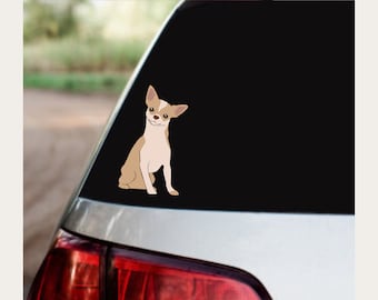 Chihuahua breed | Pawsome Doggy Car Decals | Express Your Love for Dogs