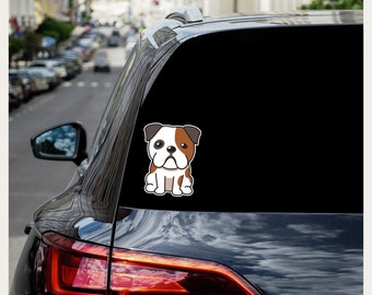 Bulldog breed | Pawsome Doggy Car Decals | Express Your Love for Dogs