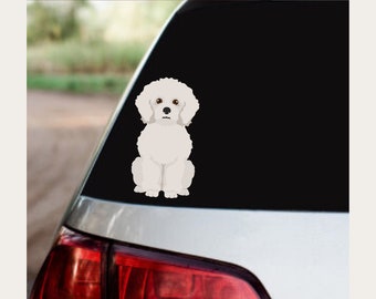 Bichon Frise breed | Pawsome Doggy Car Decals | Express Your Love for Dogs