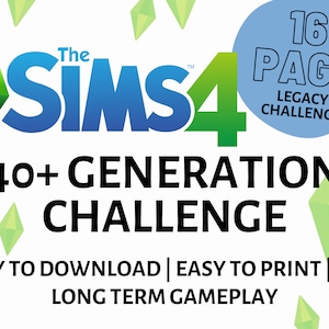 The Sims 4 Legacy Odyssey: 40 Generations of Ultimate Gameplay Exploration