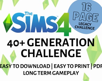 The Sims 4 Legacy Odyssey: 40 Generations of Ultimate Gameplay Exploration