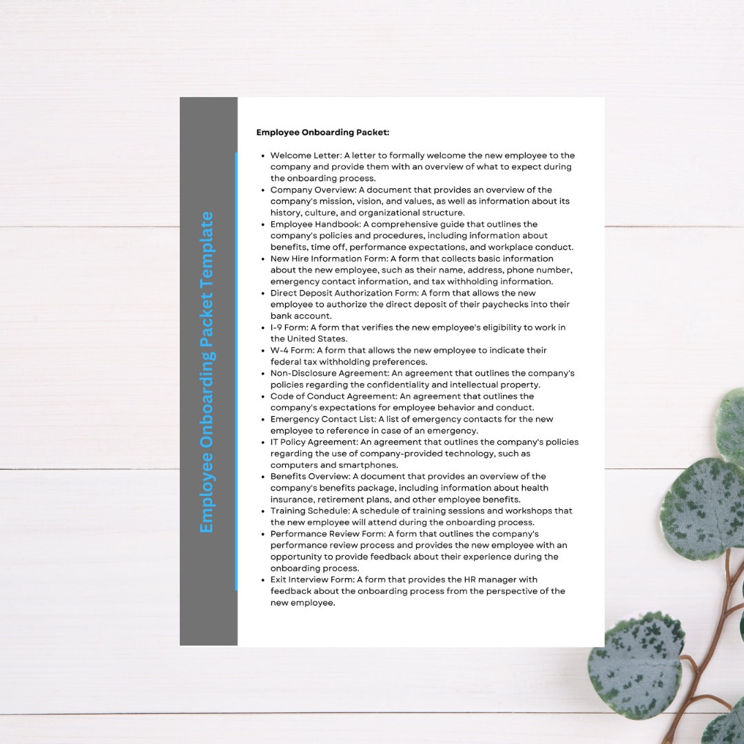 New Hire, Employee Onboarding Bundle Fully Customizable GOOGLE Docs ...
