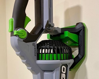 EGO 765 CFM Leaf Blower Wall Hanger, Mount, Bracket, Custom 3D Printed - Organize and Store Your Blower with Style