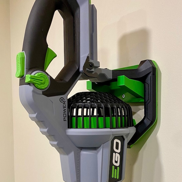 EGO 765 CFM Leaf Blower Wall Hanger, Mount, Bracket, Custom 3D Printed - Organize and Store Your Blower with Style