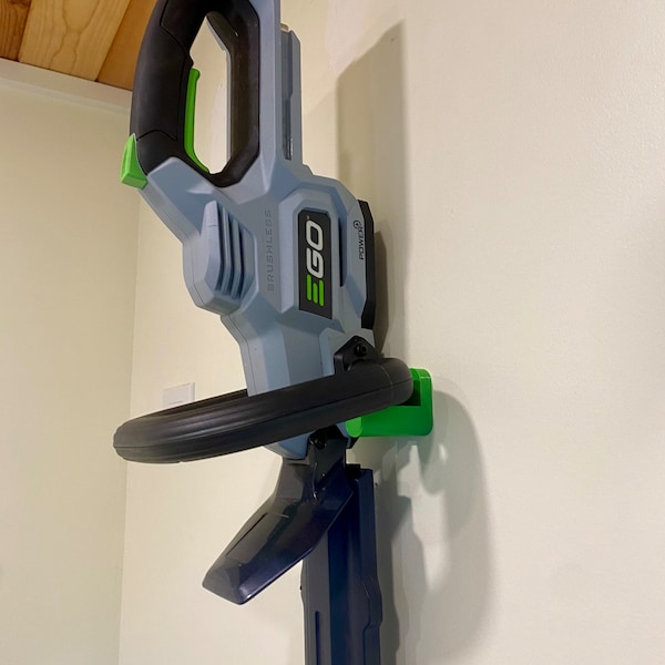 EGO 56V Hedge Trimmer Wall Hanger Mount | Bracket | Hook - Convenient Storage Solution for EGO Hedge Trimmers (3D Printed)