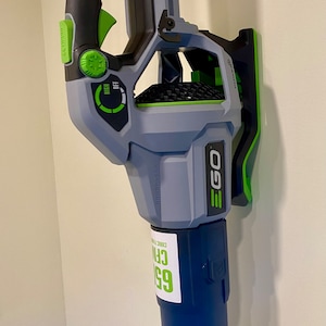 EGO 56V 670 / 650 / 615 / 580 CFM Leaf Blower Wall Hanger, Mount, Bracket, Custom 3D Printed - Organize and Store Your Blower with Style