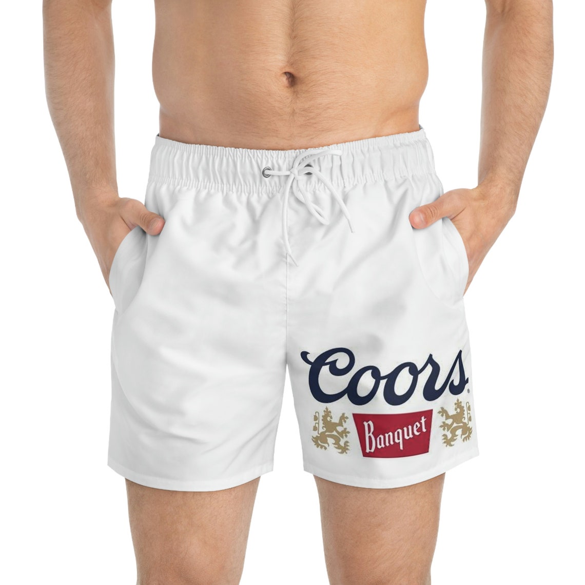 Coors Banquet Swim Trunk Etsy
