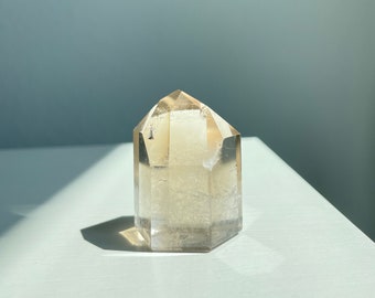 Tour de quartz fumé Cristaux de quartz fumés naturels pour la guérison du chakra racine Citrine fumé Quartz champagne