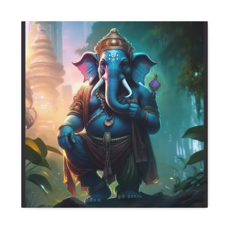 Lord Ganesha Unique Art ganesha Wall Art Ganesha Painting Etsy