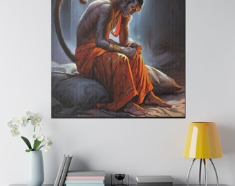 Lord Hanuman Rare art | Lord Hanuman | Lucky art for home | Divine blessing art | Home Decor | Meditation art | Lord Rama | Ramayan