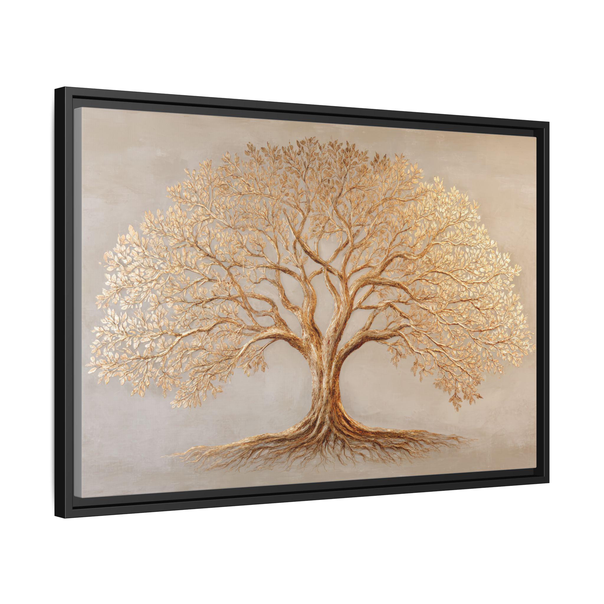Tree of Life Framed Canvas Print | Meditation Nature Art - Etsy