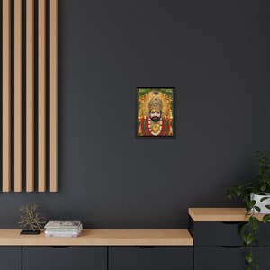 Khaatu Shyam Matte Canvas Framed | Haare ka sahara | Shyam baba | image 4